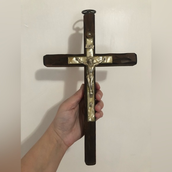 Vintage INRI Jesus Cross - Picture 5 of 8